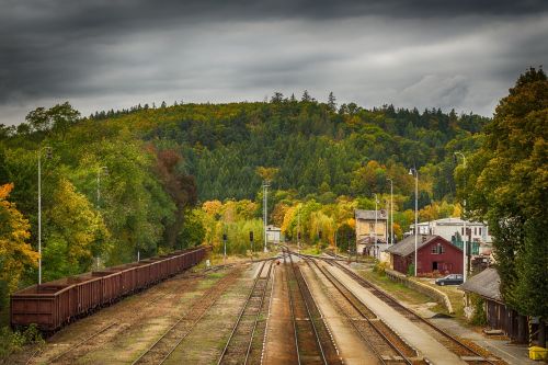 railway track station
