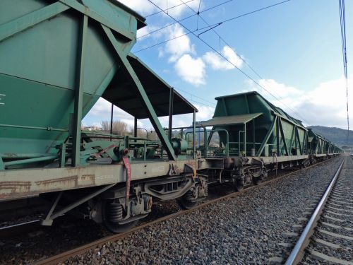 railway comboy goods cargo train