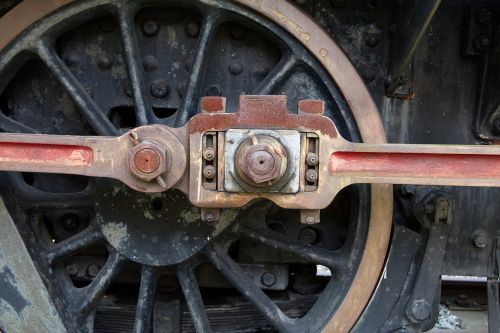 railway wheel push rod