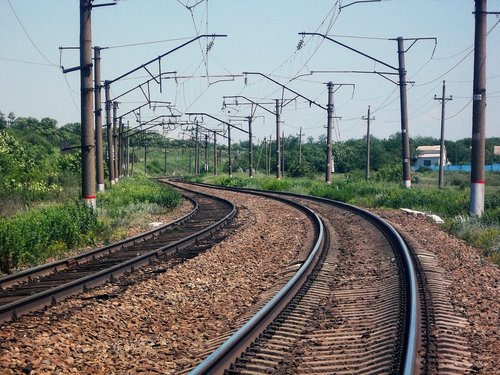 railway  rails  the way
