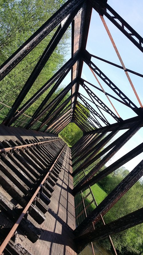 railway  rails  bridge