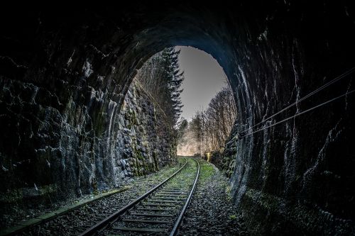 railway tunnel track