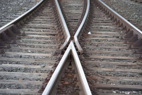 railway tracks away