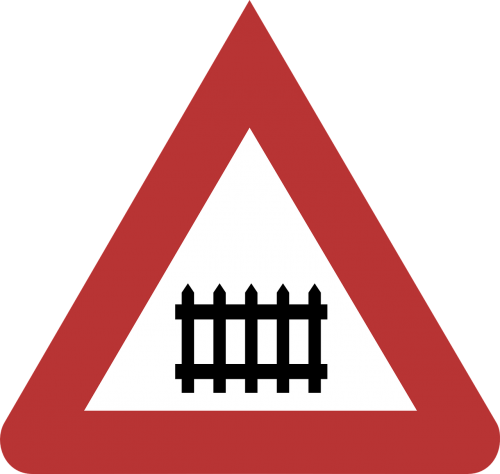 railway crossing danger warning