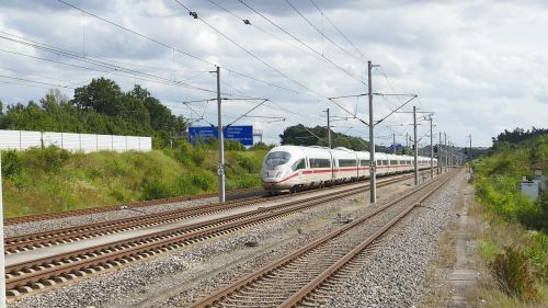 railway line train railway