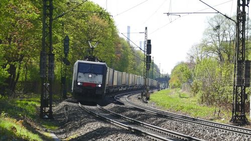 railway line train transport system