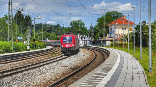 railway line  train  railway