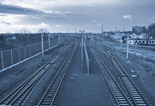 railway line  railroad  transport