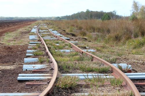 railway rails seemed track