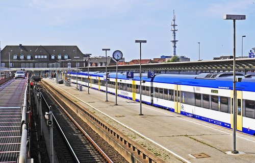railway station  westerland  sylt