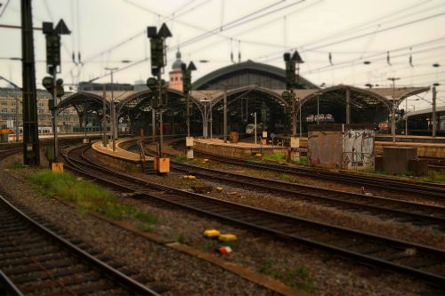 railway station cologne train
