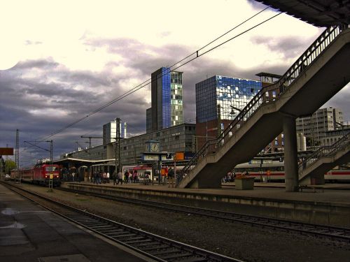 railway station train trains
