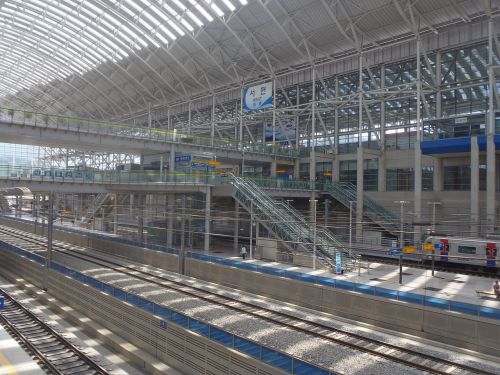 railway station korea platform