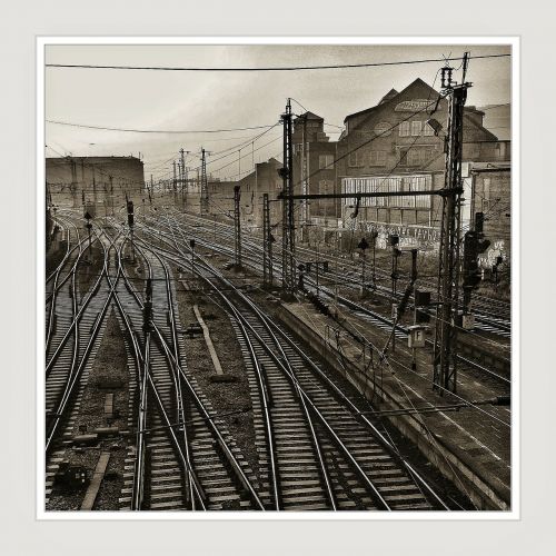 railway tracks gleise seemed