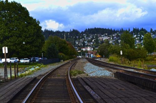 railway tracks railroad rail