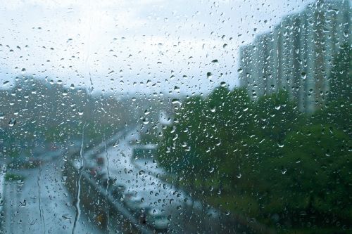 rain window drop