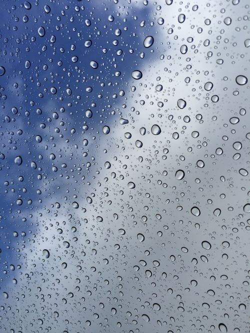 rain sky window