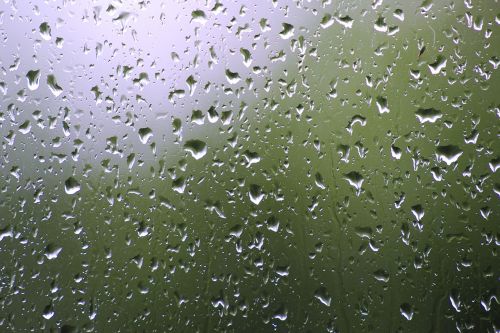 rain glass drip