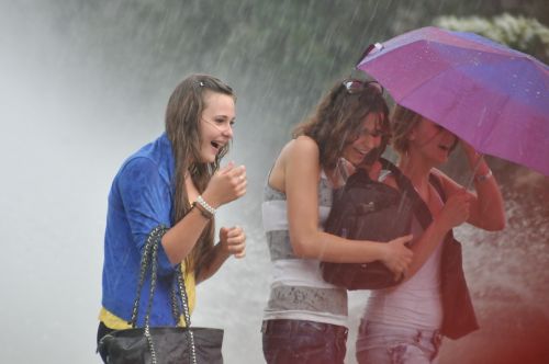 rain girls umbrella