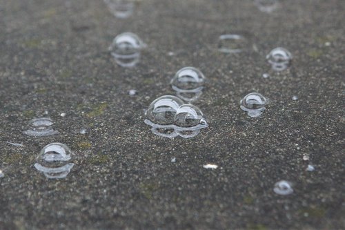 rain  water  bubble