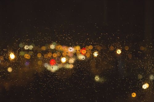 rain window blur