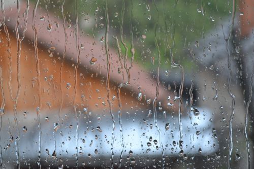rain window wet