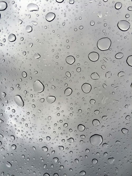 rain raindrops glass