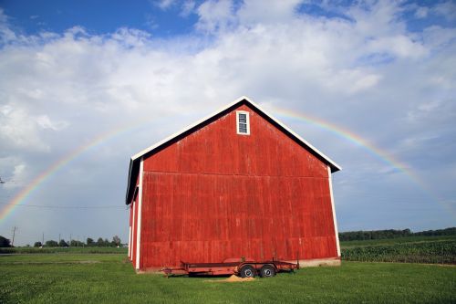 rainbow barn red barn