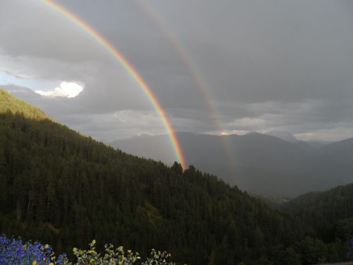 rainbow mountain landscape