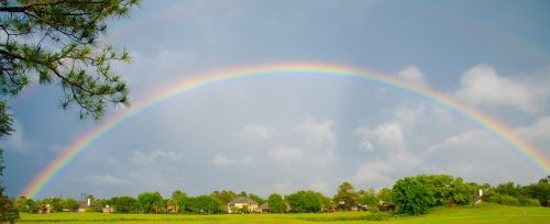 rainbow nature rainbow sky