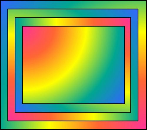 rainbow iridescent spectrum