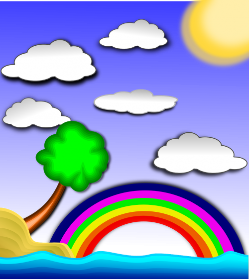 rainbow island beach