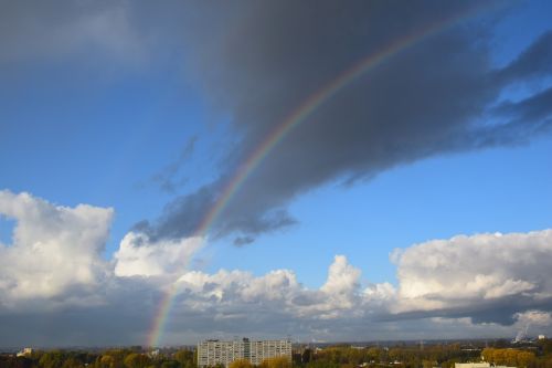 rainbow horizon view