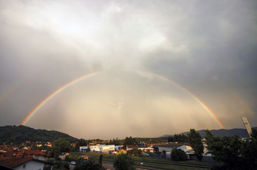 rainbow landscape nature