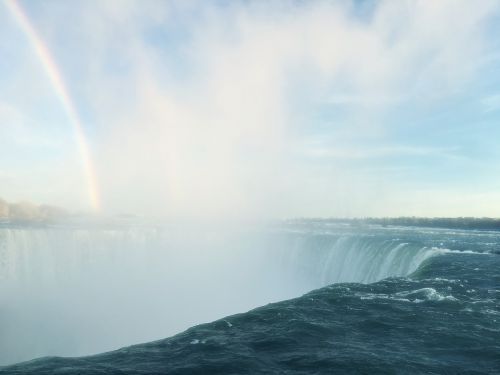 rainbow waterfall river