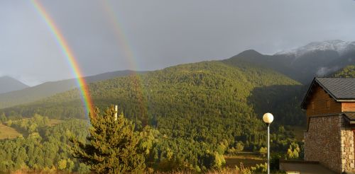 rainbow mountain nature