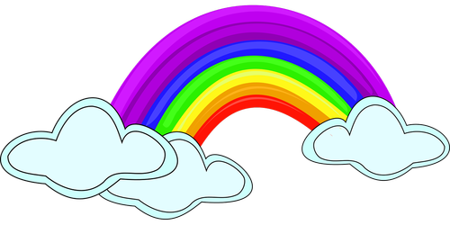 rainbow  design  clipart