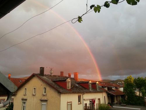 rainbow sky roof