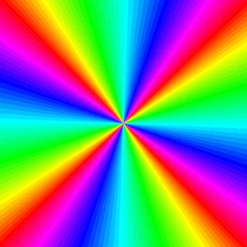 rainbow colors spectrum symmetry