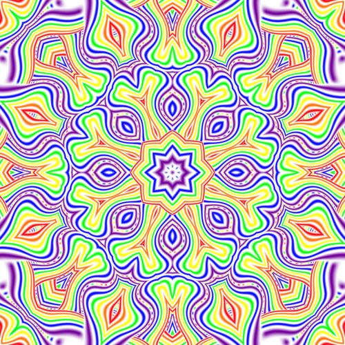 Rainbow Kaleidoscope 3