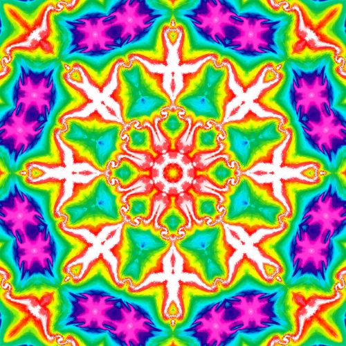 Rainbow Kaleidoscope 8