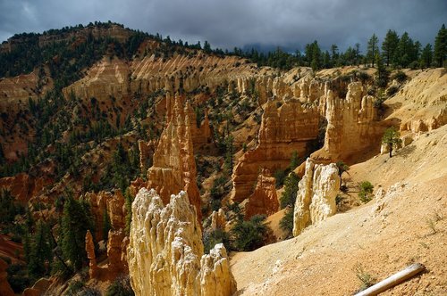 rainbow point hoodoos  bryce  canyon