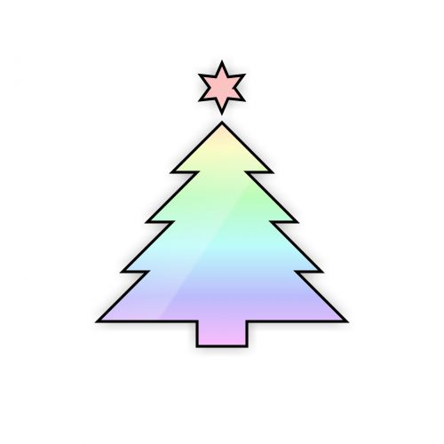 Rainbow Xmas Tree