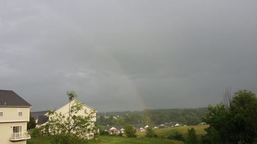 rainbows after the rain rain