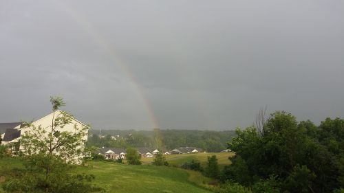 rainbows after the rain rain