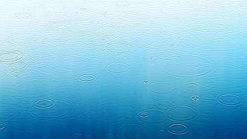 raindrop  puddle  blue