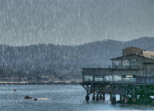 Raining On At The Pier