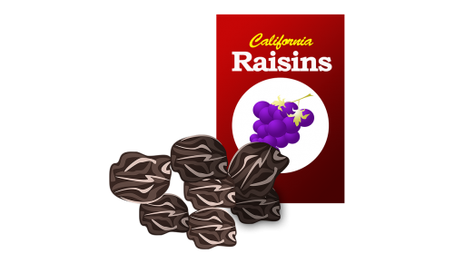 raisins box sweet