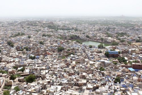 rajasthan blue village india