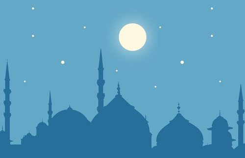 ramadan  kareem  moon